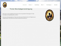 tirolerberufsjaeger.at Webseite Vorschau