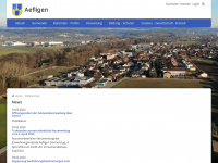 aefligen.ch Webseite Vorschau