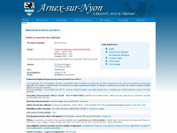 arnex-sur-nyon.ch Webseite Vorschau