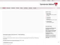 baettwil.ch Webseite Vorschau