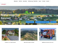 bannwil.ch Webseite Vorschau