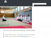 aikido-soest.de Webseite Vorschau