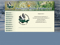 tauchclub-xanten.de Webseite Vorschau