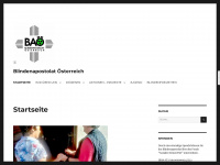 blindenapostolat.at Webseite Vorschau