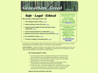 geocreed.info Webseite Vorschau