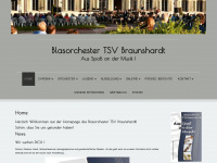 blasorchester-braunshardt.de Webseite Vorschau
