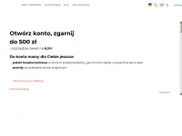mbank.pl Webseite Vorschau