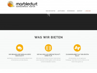 marbledust.de Webseite Vorschau