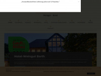 hotelweingut-barth.de Webseite Vorschau