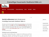 feuerwehr-rodheim.de Webseite Vorschau
