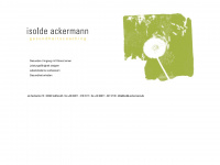 isolde-ackermann.de Webseite Vorschau