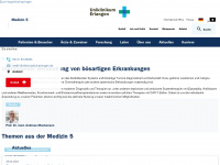 medizin5.uk-erlangen.de Webseite Vorschau