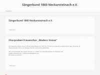 saengerbund-neckarsteinach.de Webseite Vorschau