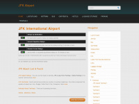 jfk-airport.net Webseite Vorschau