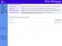 thiel-motoren.de Webseite Vorschau