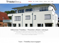 thiele-bau.com Webseite Vorschau