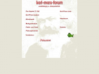 marx-forum.de Webseite Vorschau