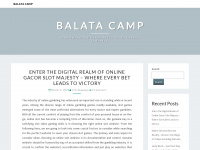 balatacamp.net Webseite Vorschau