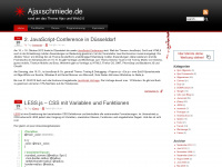 ajaxschmiede.de Webseite Vorschau