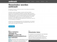 anthrazit.org Webseite Vorschau