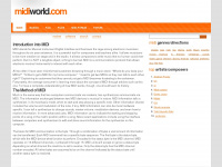 midiworld.com Webseite Vorschau