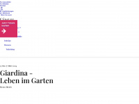 giardina.ch Webseite Vorschau