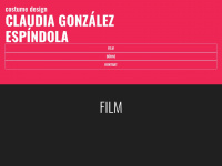 claudia-gonzalez.com Webseite Vorschau