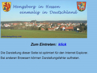 mengsberg.com Webseite Vorschau