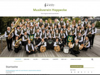 musikverein-hoppecke.de Webseite Vorschau