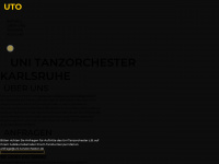 uni-tanzorchester.de Webseite Vorschau