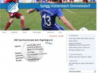 spvgg-huettenbach.de Webseite Vorschau