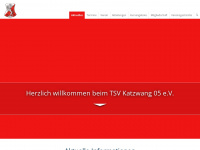 tsv-katzwang.de Webseite Vorschau