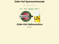 zoller-hof-halbmarathon.de Webseite Vorschau