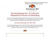 neuenburger-hof.de Webseite Vorschau