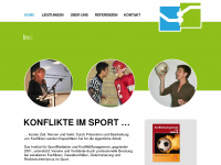 institut-sportmediation.de Webseite Vorschau
