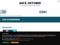 cdu-sossenheim.de Webseite Vorschau