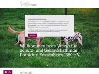 hundeverein-ffm.de Webseite Vorschau