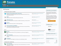 3d-forums.com Webseite Vorschau