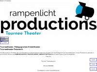 rampenlicht-productions.at Webseite Vorschau