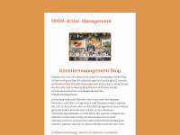 mmm-artist-management.de Webseite Vorschau