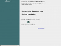 lingua-medica.com Webseite Vorschau
