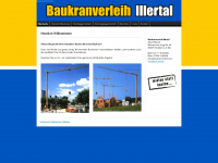 baukranverleih.com Webseite Vorschau