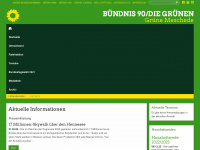 gruene-meschede.de Webseite Vorschau