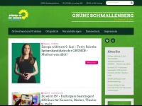 gruene-schmallenberg.de Webseite Vorschau