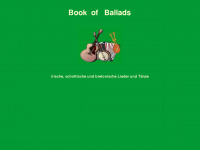 bookofballads.de Webseite Vorschau