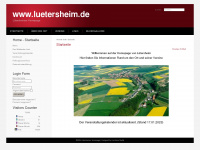 luetersheim.de Webseite Vorschau