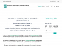 hnoarzt-mannheim.de Webseite Vorschau