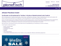 plenefisch-textil.de Webseite Vorschau