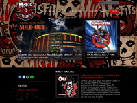 misfitsrecords.com Webseite Vorschau