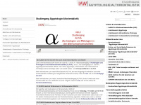 aegyptologie-altorientalistik.uni-mainz.de Webseite Vorschau